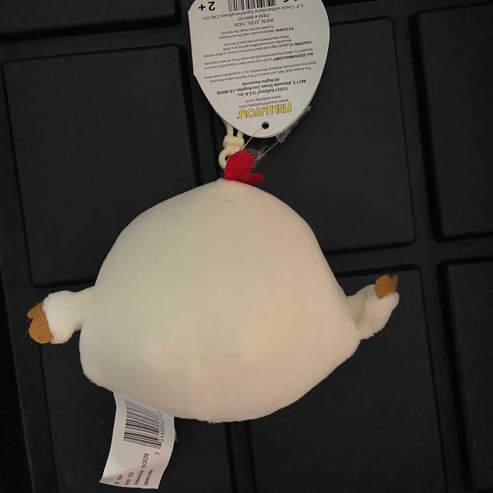 Chick chicken squishmallow clip NWT new Todd 3.5” - Picture 2 of 6